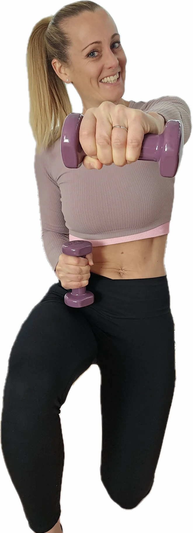 Julia im Einsatz beim Training